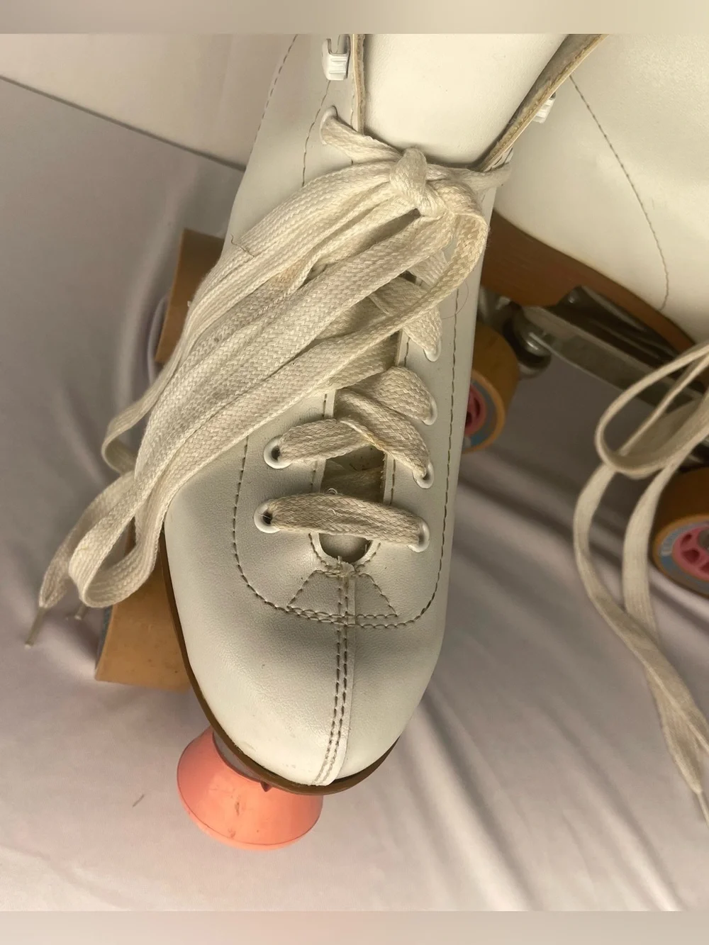 Women's Chicago Deluxe Leather Rink Skates 9 - White